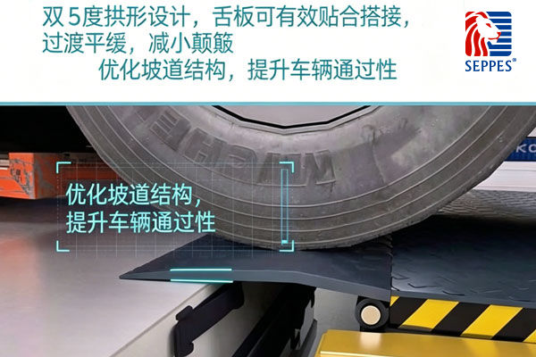 液压登车桥的双5度拱形设计 液压登车桥的双5度拱形设计